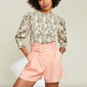 NWT Veronica Beard Ashford Belted Short